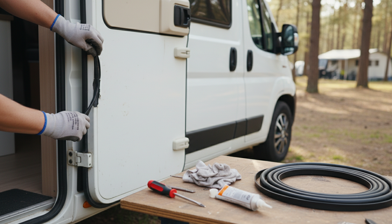 découvrez notre guide pratique pour remplacer facilement le joint de porte de votre camping-car et assurer une parfaite étanchéité lors de vos voyages.