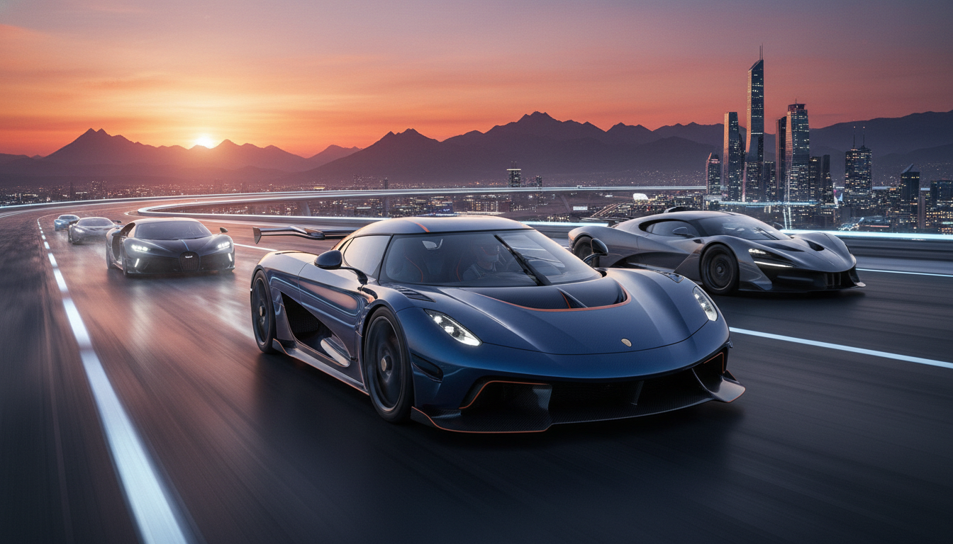 découvrez les 25 voitures les plus rapides au monde avec koenigsegg jesko en tête du classement. explorez les bolides d'exception qui redéfinissent la vitesse automobile.