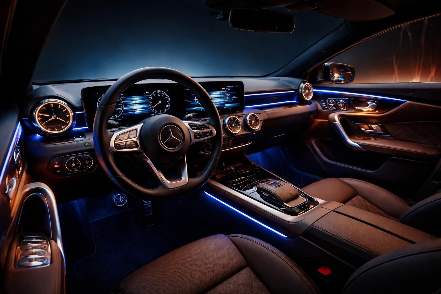 découvrez comment ajouter un éclairage d'ambiance personnalisé à votre mercedes classe a pour une atmosphère intérieure élégante et moderne.